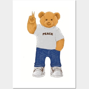 Peace Bear Posters and Art